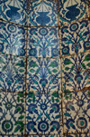 Istanbul, Turkey: Islamic tiles - Iznik tiles - yeni camii / New mosque - photo by J.Wreford