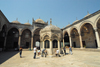 Istanbul, Turkey: New mosque - courtyard and ablutions fountain - yeni cami - Eminonu - photo by J.Wreford