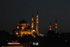 Istanbul, Turkey: Suleymaniye mosque at night - photo by M.Torres