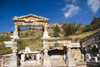 Efes / Ephesus - Selcuk, Izmir province, Turkey: fountain of Trajan - photo by D.Smith
