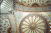 Istanbul, Turkey: Blue mosque interior - dome - photo by S.Lund