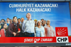 Urfa / Edessa / Sanliurfa, Southeastern Anatolia, Turkey: electoral campaign - billboard for the Republican People's Party - centre-left  - CHP - Cumhuriyet Halk Partisi- photo by W.Allgwer