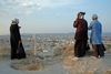 Urfa / Edessa / Sanliurfa, Southeastern Anatolia, Turkey: three women enjoy the view from the citadel - photo by W.Allgwer