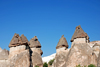 Cappadocia - Greme, Nevsehir province, Central Anatolia, Turkey: fairy chimneys in the Valley of the Monks - Pasabagi Valley- photo by W.Allgwer