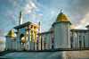 Turkmenistan - Ashghabat: Kipchak Mosque - gate awarded the International Magtymguly Prize - photo by G.Karamyanc)