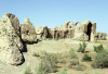 Turkmenistan - Dayakhatyn - Lebap velayat: ruins of the 12th century caravanserai - photo by G.Karamyanc)