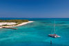Grand Turk Island, Turks and Caicos: catamaran and beach - photo by D.Smith