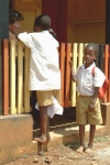 Uganda - Masindi: a watchful eye - kids - photo by Jordan Banks