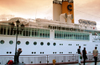 Odessa, Ukraine: Costa Marina Cruise Ship - people walking on the boardwalk - photo by K.Gapys