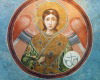 Kiev / Kyiv: Archangel Michael - fresco at the Saint Sophia cathedral (photo by G.Frysinger)
