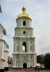 Kiev / Kyiv: Bell tower of Saint Sophia cathedral - Unesco world heritage site (photo by D.Ediev)