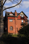 Bristol, Bucks County, Pennsylvania, USA: red brick home - photo by N.Chayer