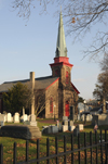 Bristol, Bucks County, Pennsylvania, USA: St James Episcopal Church and cemetery - Church of England - photo by N.Chayer