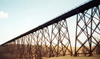 west of Boone (Iowa): Kate Shelley High Bridge - world's tallest double track trestle bridge - valley of the Des Moines River - railway bridge - KSHB - civil engineering - photo by D.M.Ediev