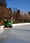 Boston, Massachusetts, USA: Boston Common - Zamboni ice resurfacer machine at the Frog Pond - photo by M.Torres