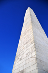 Boston, Massachusetts, USA: Charlestown - Bunker Hill Monument - granite obelisk designed by Solomon Willard - Freedom Trail - Boston National Historical Park - photo by M.Torres