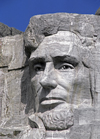 Mount Rushmore National Memorial, Pennington County, South Dakota, USA: Abraham Lincoln - 16th president of the US, led the North's war effort against the Confederate States of America - photo by C.Lovell