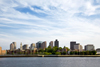 Boston, Massachusetts, USA: Boston skyline as seen from the Charles River - photo by C.Lovell