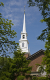 Cambridge, Greater Boston, Massachusetts, USA: Memorial Church on the campus of Harvard University - architects Coolidge, Shepley, Bulfinch and Abbott - photo by C.Lovell