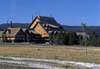 Yellowstone National Park, Wyoming, USA: Old Faithful Inn - rustic resort architecture - photo by C.Lovell