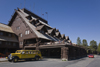 Yellowstone National Park, Wyoming, USA: the historic Old Faithful Inn - architect Robert Reamer - photo by C.Lovell