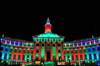Denver, Colorado, USA: Denver City and County Building - Christmas lights - Allied Architects - Robert K. Fuller and Associated Architects - photo by M.Torres