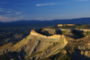 Mesa Verde National Park, Montezuma County, Colorado, USA: panoramic outlook, from Park Point Overlook - cliffs like the Great Wall - photo by A.Ferrari