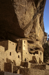 Mesa Verde National Park, Montezuma County, Colorado, USA: Cliff Palace - ancient Puebloan settlement tucked into the cliff recess - UNESCO World Heritage Site - photo by C.Lovell