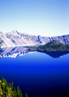 USA - Crater Lake - Cascade mountains (Oregon): blue - photo by J.Fekete