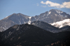 Rocky Mountain National Park, Colorado, USA: peaks seen from Estes Park - photo by M.Torres