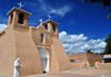 Ranchos de Taos, Taos County, New Mexico, USA: San Francisco de Assisi Mission Church, the church in Georgia O'Keefe's paintings - photo by M.Torres
