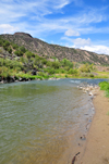 Rio Grande River, Taos County, New Mexico, USA: 2,700 km to go till the Gulf of Mexico - photo by M.Torres