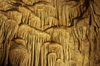 Carlsbad Caverns, Eddy County, New Mexico, USA: limestone formations - travertine drapery flow - speleothems - Carlsbad Caverns National Park - photo by C.Lovell