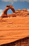 Arches National Park, Utah, USA: Delicate Arch on its red sandstone cliff - photo by M.Torres
