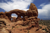 Arches National Park, Utah, USA: Turret Arch - South Window in the background - photo by C.Lovell