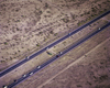 USA - Arizona: motorway seen from the air - desert - Autobahn - photo by W.Allgower