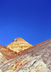 Death Valley National Park, California, USA: Artist Drive - Amargosa Range - cone shaped hill - photo by M.Torres