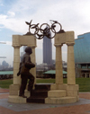 Atlanta GA: Olympic park - monument - photo by M.Torres