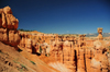 Bryce Canyon National Park, Utah, USA: Sunset Point - sand and hoodoos - Thor's hammer on the right - photo by M.Torres