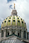 Harrisburg, Pennsylvania, USA: the Capitol's dome - photo by J.Kaman