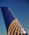 Baltimore, Maryland, USA: United Airlines globe logo - tail of Airbus A320 - N464UA - photo by M.Torres