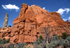 Kodachrome Basin State Park, Utah, USA: red rock formation and sedimentary pipe - Entrada sandstone - photo by C.Lovell