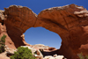 Arches National Park, Grand County, Utah, USA: Broken Arch, which is not actually broken, only precarious - photo by A.Ferrari