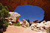 Arches National Park, Grand County, Utah, USA: entering Broken Arch - photo by A.Ferrari
