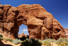 Arches National Park, Grand County, Utah, USA: the robust Pine Tree arch in the Devil's Garden - photo by A.Ferrari