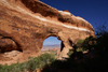 Arches National Park, Grand County, Utah, USA: Partition Arch - red and white bands - photo by A.Ferrari