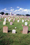 Pennsylvania, USA: Amish cemetery - Anabaptist tombs - headstones - photo by J.Kaman