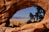 Arches National Park, Grand County, Utah, USA: Double O Arch, located a mile beyond Landscape Arch - Devil's Garden Primitive Loop - photo by A.Ferrari