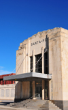 Oklahoma City, OK, USA: Santa F Depot - Amtrak station - Art Deco building at 100 South E.K. Gaylord Boulevard - Heartland Flyer line to Fort Worth, Texas - photo by M.Torres