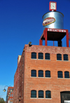 Oklahoma City, OK, USA: Bricktown - Dr. Pepper Tower - water tower with the clock that once rotated on Penn Square Mall - photo by M.Torres